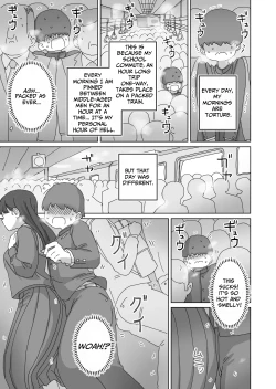 Page 2 of Densha Tsuugakusan | Quietly Cumming in My Classmate on a Packed Train
