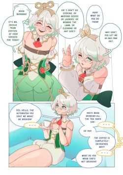 Page 1 of Cecilia at Your Service + Animation