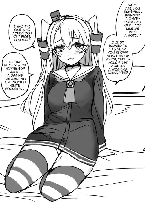 Download Batsuichi Amatsukaze LayerRakugaki Manga | A Doodle about a Once-divorced Amatsukaze Cosplayer