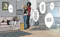 Page 1 of ribingu de kaihou onanichan | Best Friend-chan Masturbating Out in the Living Room