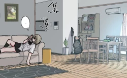 Page 2 of ribingu de kaihou onanichan | Best Friend-chan Masturbating Out in the Living Room