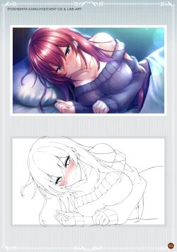 Page 5 of Kanojo Series Digital Art Book