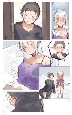 Page 4 of Subaru x Emilia and Rem New Year 2025