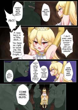 Page 14 of Himekishi Elsa wa Orc ni HaibokuLeg ga Nimata Shikkin! Haraboko Tairyou Omorashi Mesuochi!-