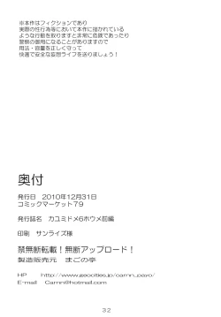 Page 33 of Kayumidome 6 houmeZenpen