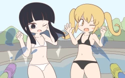 Page 84 of Mizugi ga Tokeru Dokkiri