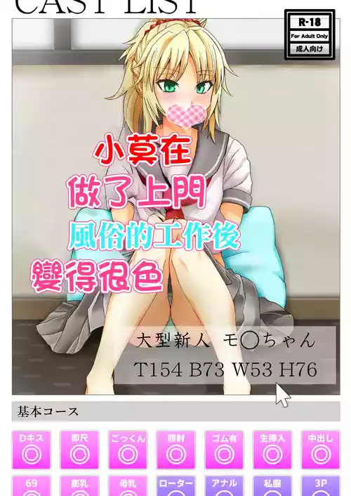 [Sigamitsuki Mizuhiki (Noshigami)] Mo-san ga DeliHeal de Hataraitetara Meccha Ecchi | 小莫做了上門風俗的工作後變得很色 (Fate/Grand Order) [Chinese] [Digital]