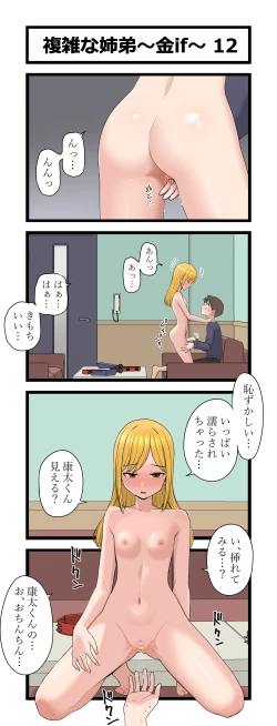 Page 12 of 複雑な姉弟～金if～
