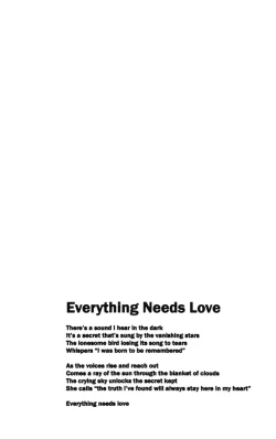 Page 2 of Everything Needs Love