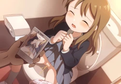 Page 108 of Toilet wo Kari ni Kita Onnanoko to Oshikko Play suru CG