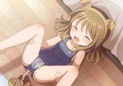 Page 155 of Toilet wo Kari ni Kita Onnanoko to Oshikko Play suru CG