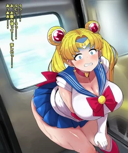 Page 12 of セーラームー●電車便意我慢