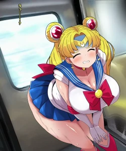 Page 7 of セーラームー●電車便意我慢