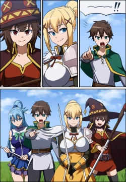 Page 7 of KONOSUBA - Kazuma Satou / Aqua / Megumin / Darkness│