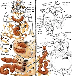 Page 10 of Gluttonous Scat Squishing Sisters"Shit Lab!"