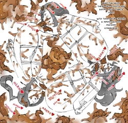 Page 4 of Gluttonous Scat Squishing Sisters"Shit Lab!"