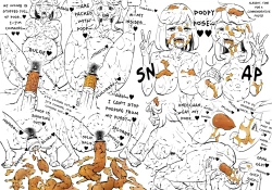 Page 8 of Gluttonous Scat Squishing Sisters"Shit Lab!"