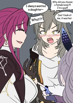 Page 1 of HSR TSF: Reborn as girl