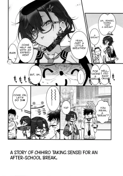 Page 4 of Chihiro ga Sensei wo, Houkago no GokyuSchool Break.