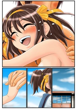 Page 37 of Suzumiya Haruhi-san wa Oshikko wo Nomu no ga Daisuki mitai desu. Kouhen