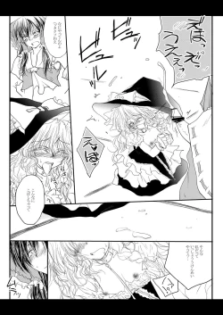 Page 13 of Reimu ga Marisa wo Chinchin de Ijimeru Hon.