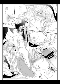 Page 9 of Reimu ga Marisa wo Chinchin de Ijimeru Hon.
