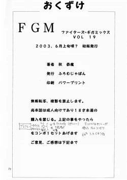 Page 33 of FIGHTERS GiGaMIX FGM vol.19
