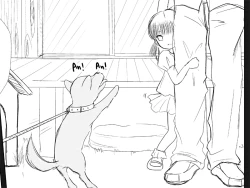 Page 13 of Mugiwara wanpi no rori ~tsu musume ga inu to washitsu de wan ♪ wan ♪ suru yatsu | Make her go aahn! – little lolita and doggy style