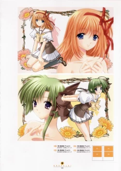 Page 100 of SHUFFLE! Visual Fan Book