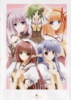 Page 112 of SHUFFLE! Visual Fan Book