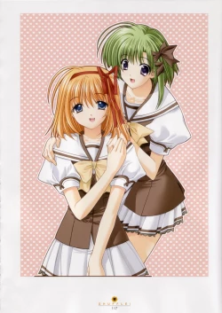 Page 118 of SHUFFLE! Visual Fan Book