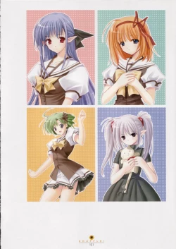 Page 122 of SHUFFLE! Visual Fan Book