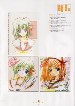 Page 130 of SHUFFLE! Visual Fan Book