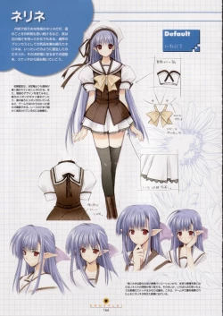 Page 167 of SHUFFLE! Visual Fan Book