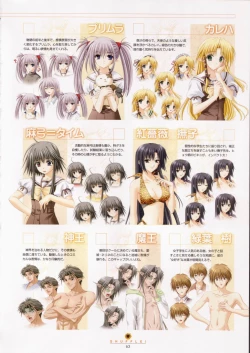 Page 64 of SHUFFLE! Visual Fan Book