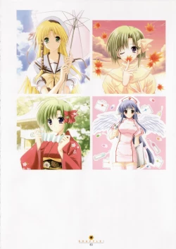 Page 84 of SHUFFLE! Visual Fan Book