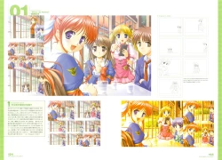 Page 190 of Tsuki wa Higashi ni Hi wa Nishi ni ～ Operation Sanctuary ～ Visual Fan Book