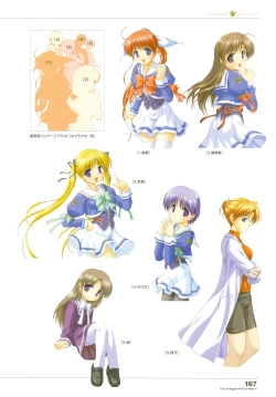 Page 205 of Tsuki wa Higashi ni Hi wa Nishi ni ～ Operation Sanctuary ～ Visual Fan Book