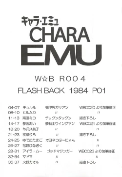 Page 2 of CHARA EMU W☆BR006 FLASH BACK1984 P02