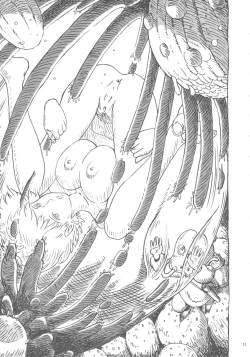 Page 10 of Studio Zuburi Sakuhin Illust-shuu Kaze no Tani hen