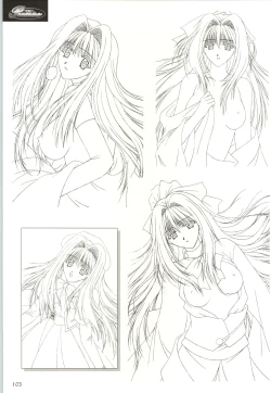 Page 104 of ちぇりーそふと設定原画集2