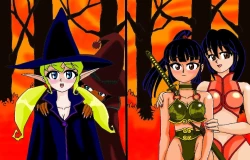 Page 2 of Futanari Futari ! ～Sensi x Madoushi Nukiai Genpuku Gishiki～