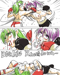 Page 11 of Girl vs Girl Boxing Match 4 by Taiji