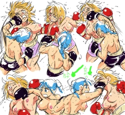 Page 4 of Girl vs Girl Boxing Match 4 by Taiji