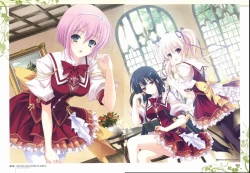 Page 71 of Kimi wo Aogi Otome wa Hime ni Visual Fan Book