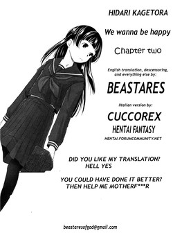(Hidari Kagetora) We wanna be happy chapter two [Descensored] (English) [BEASTARES]