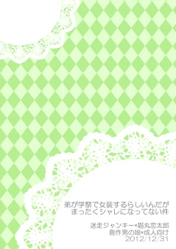 Page 22 of Otouto ga Gakusai de Josou Sururashiinda ga Mattaku Share ni natte nai Ken