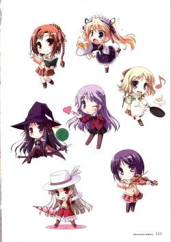 Page 30 of Happiness! Visual Fanbook