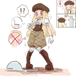 Page 1 of Hanomidori Omorashi/Desperation Collection