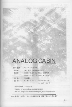 Page 34 of Analog Cabin